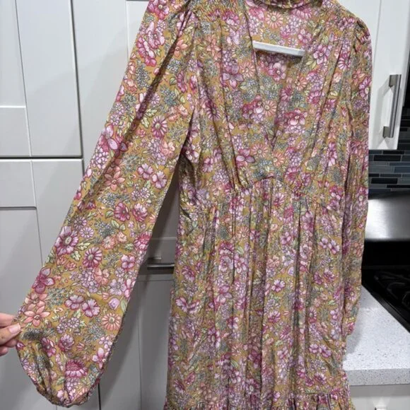 ByTIMO floral long sleeve mini dress - Picture 7 of 9